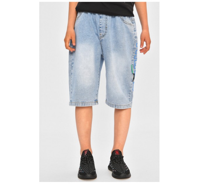 Детские бриджи для мальчика голубого цвета 200688L