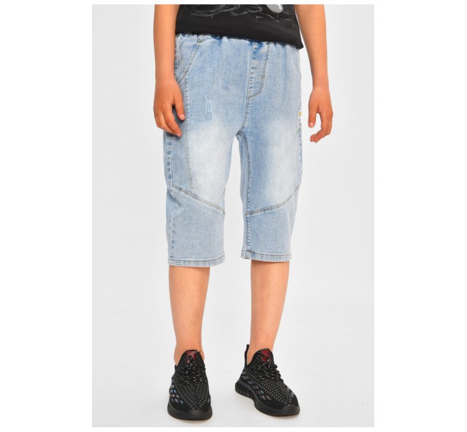 Бриджі дитячі для хлопчика блакитного кольору 200690L