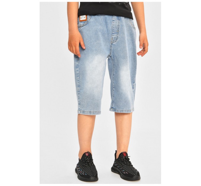 Бриджі дитячі для хлопчика блакитного кольору 200704L