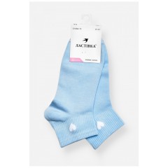 Шкарпетки жіночі демісезонні спортивні блакитного кольору 200720L