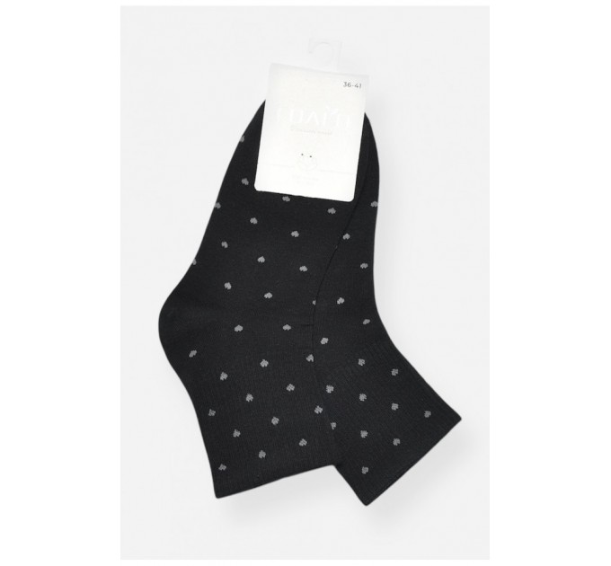 Носки женские демисезонные черного цвета 200735L