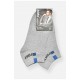 Носки мужские спортивные демисезонные серого цвета 200902L