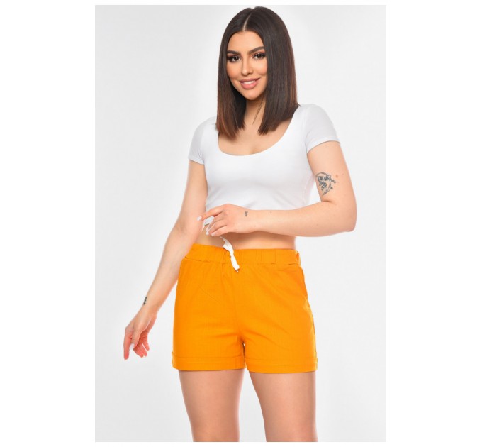 Шорти жіночі гірчичного кольору 200923L