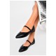 Балетки жіночі чорного кольору 201157L