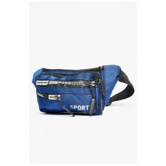 Бананка мужская текстильная темно-синего цвета 201206L