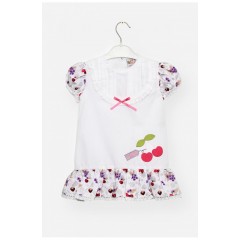 Платье детское для девочки белого цвета 201683L