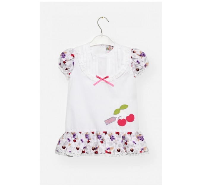 Сукня дитяча для дівчинки білого кольору 201683L