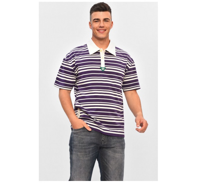 Футболка чоловіча напівбатальна фіолетового кольору 201820L