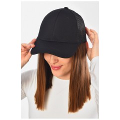 Кепка жіноча чорного кольору 202015L