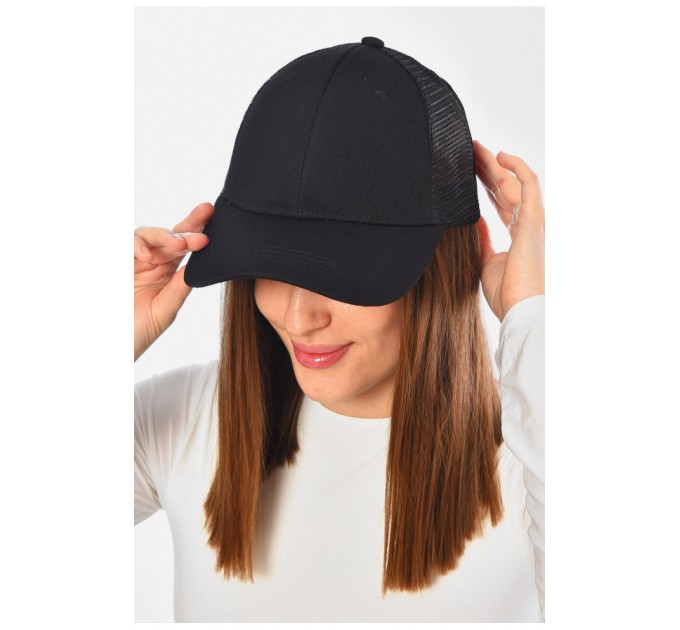 Кепка жіноча чорного кольору 202015L