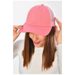 Кепка жіноча рожевого кольору 202016L