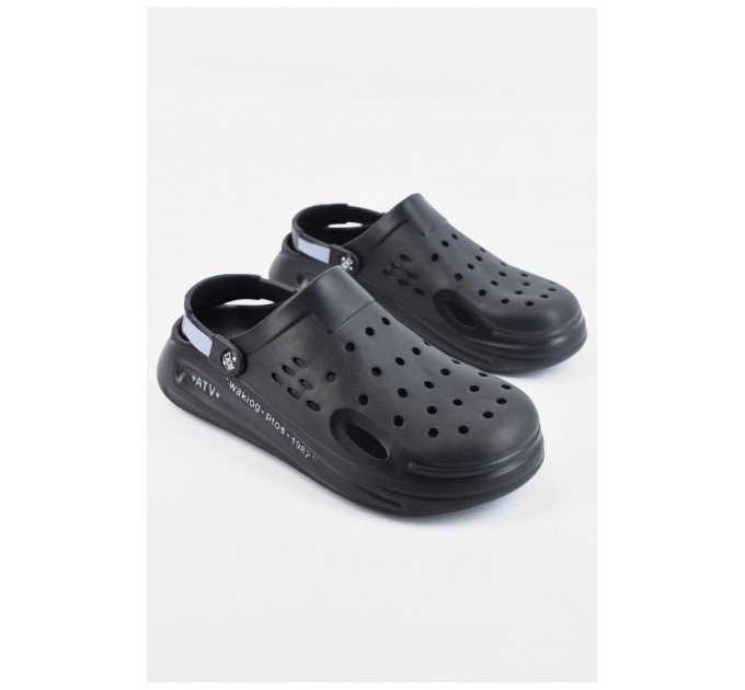 Кроксы мужские черного цвета 202572L