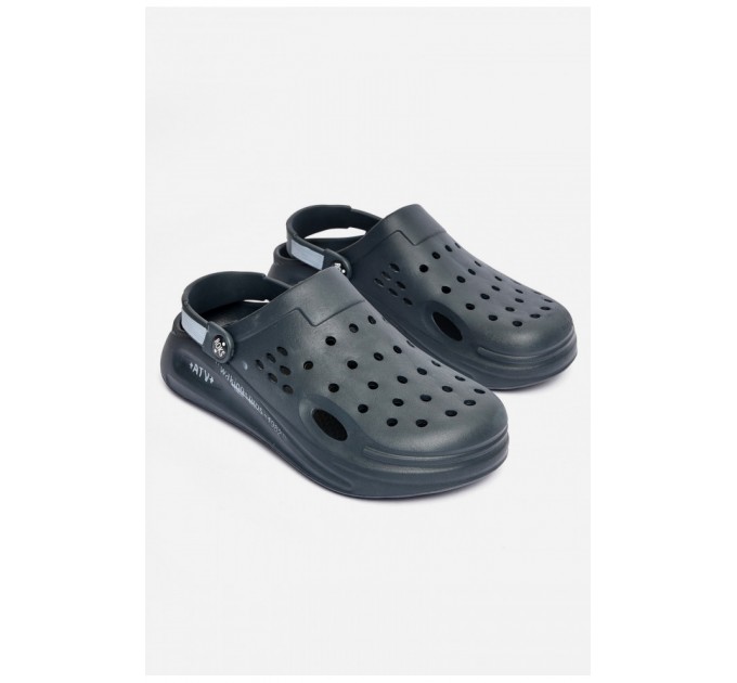 Кроксы мужские темно-синего цвета 202573L