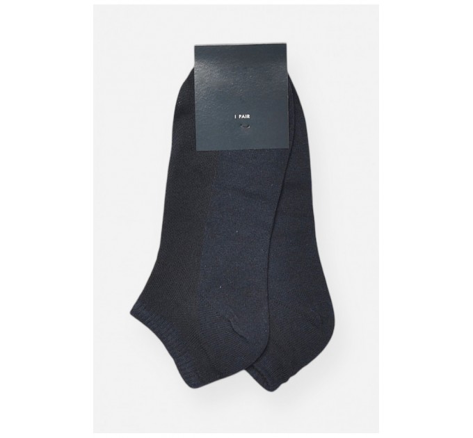 Шкарпетки чоловічі спортивні демісезонні темно-синього кольору 202741L