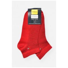 Носки мужские спортивные демисезонные красного цвета 202793L