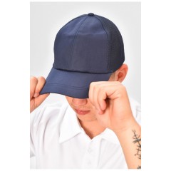 Кепка чоловіча темно-синього кольору 202855L