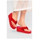 Вьетнамки женские пена красного цвета 202880L