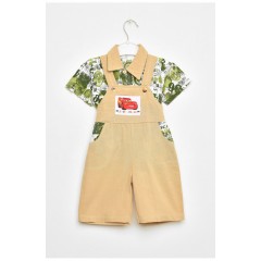 Костюм детский для мальчика бежевого цвета 202962L