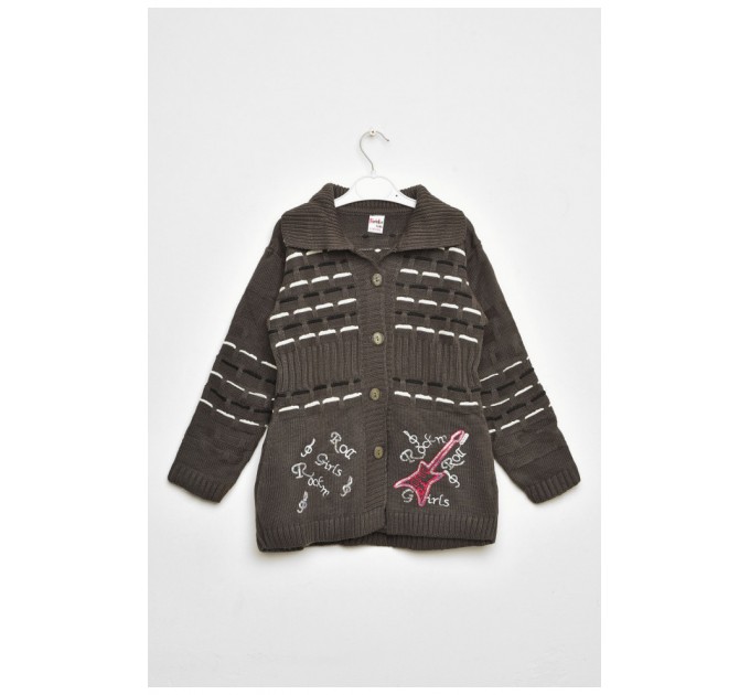 Кофта дитяча для дівчинки сірого кольору 203003L