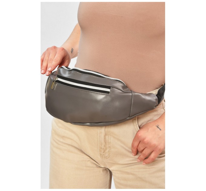 Бананка жіноча сірого кольору 203257L