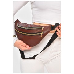 Бананка жіноча коричневого кольору 203283L