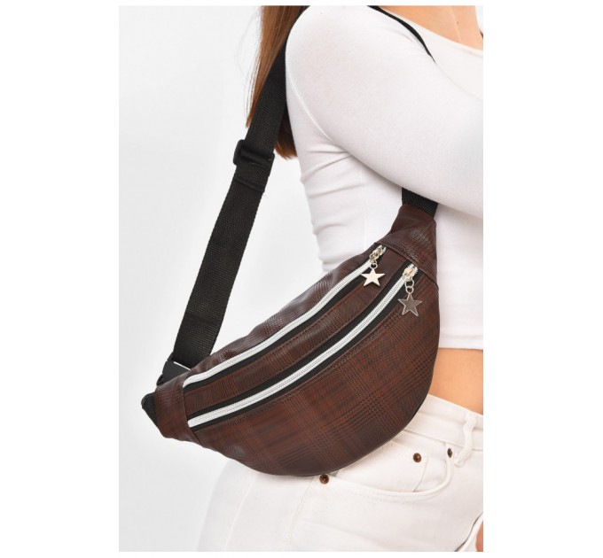 Бананка жіноча коричневого кольору 203293L