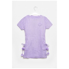 Туніка дитяча для дівчинки бузкового кольору 203359L
