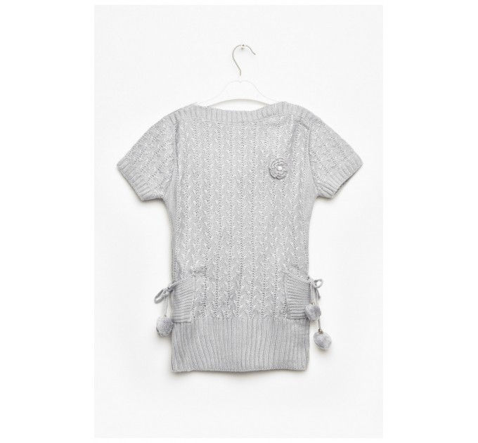 Туніка дитяча для дівчинки сірого кольору 203360L