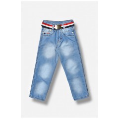 Джинсы детские для мальчика синего цвета 203550L