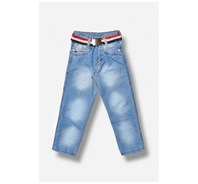 Джинсы детские для мальчика синего цвета 203550L