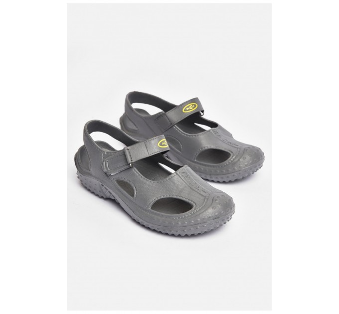 Сандалі піна для хлопчика однотонні сірого кольору 203605L