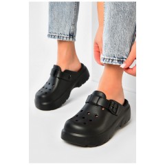Сабо жіночі чорного кольору 203715L