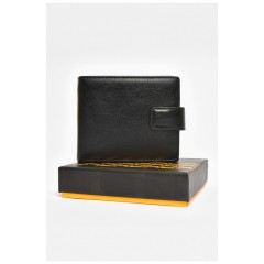 Гаманець чоловічий з екошкіри чорного кольору 203735L