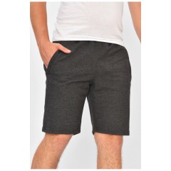 Шорти чоловічі однотонні темно-сірого кольору 203788L