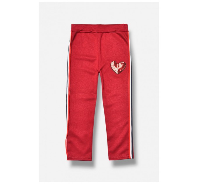 Лосины детские для девочки бордового цвета 203815L