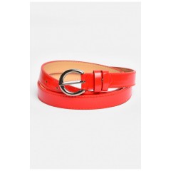 Ремінь жіночий червоного кольору розмір 112*2 см 203992L