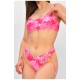 Купальник жіночий рожевого кольору з принтом 204138L