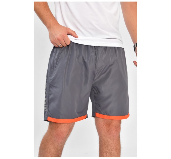 Шорти чоловічі темно-сірого кольору 204231L