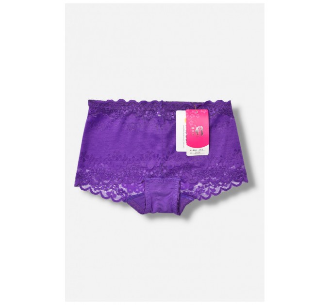 Труси жіночі гіпюрові фіолетового кольору 204299L