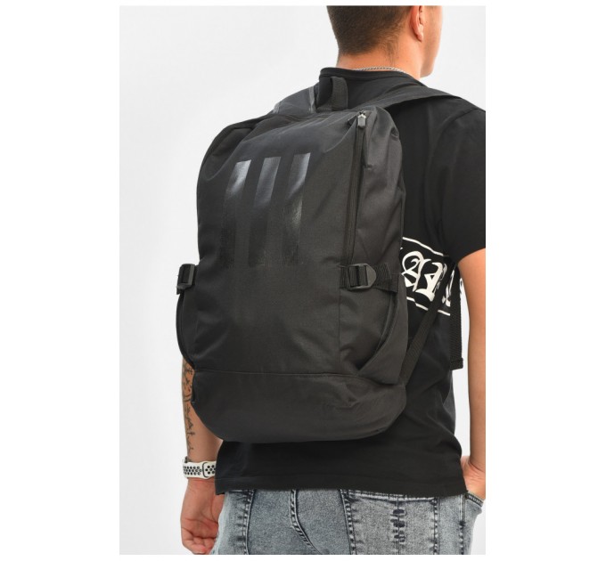 Рюкзак мужской спортивный черного цвета 204662L