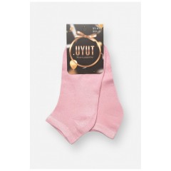 Шкарпетки жіночі спортивні демісезонні рожевого кольору 204735L
