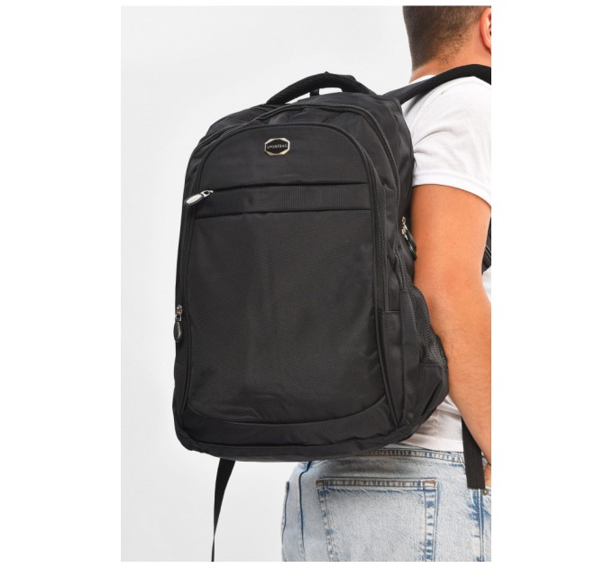 Рюкзак мужской спортивный черного цвета 205218L