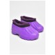 Галоші дитячі на флісі фіолетового кольору 205296L