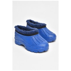 Галоші дитячі на флісі темно-синього кольору 205303L