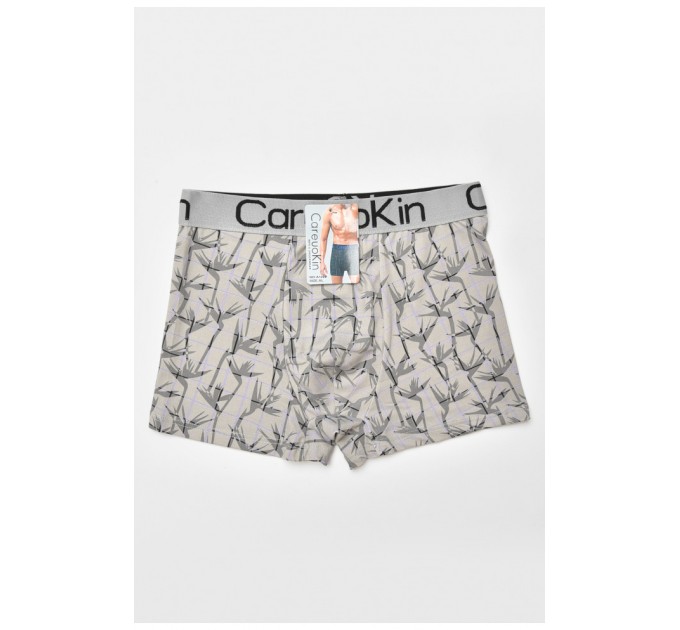 Боксеры мужские серого цвета с принтом 205899L