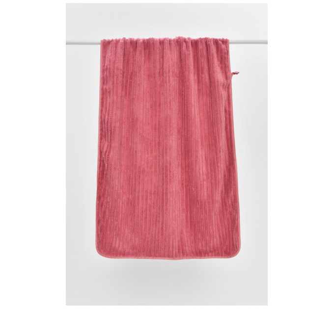 Полотенце банное микрофибра розового цвета 205944L