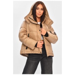 Куртка жіноча демісезонна бежевого кольору 206255L
