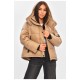Куртка жіноча демісезонна бежевого кольору 206255L