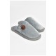 Тапочки комнатные мужские серого цвета 206363L
