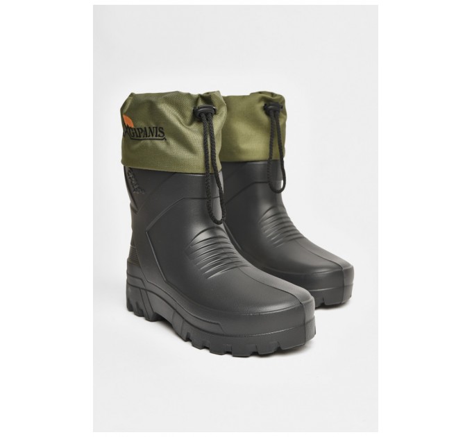 Сапоги мужские пена со съемным носком черного цвета 206402L